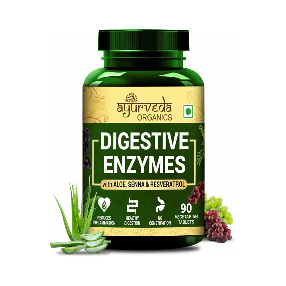 Ayurveda Organics Digestive Enzymes Vegetarian Tablet