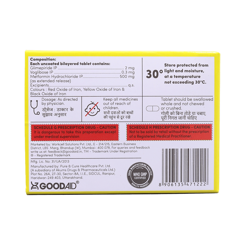 Gliaid MV 2.3 Tablet ER - Image 2