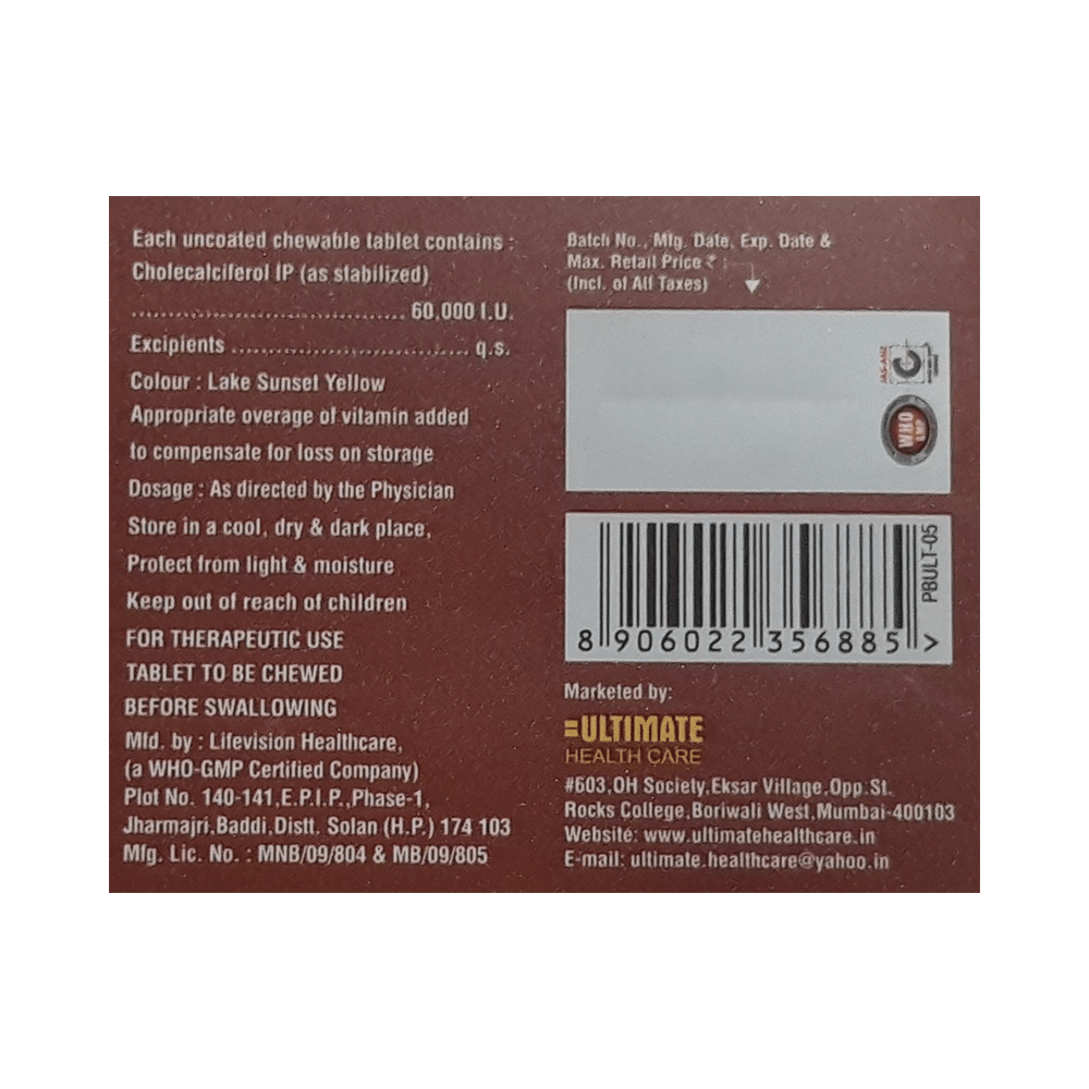 Biotol 60 Chewable Tablet Orange - Image 2