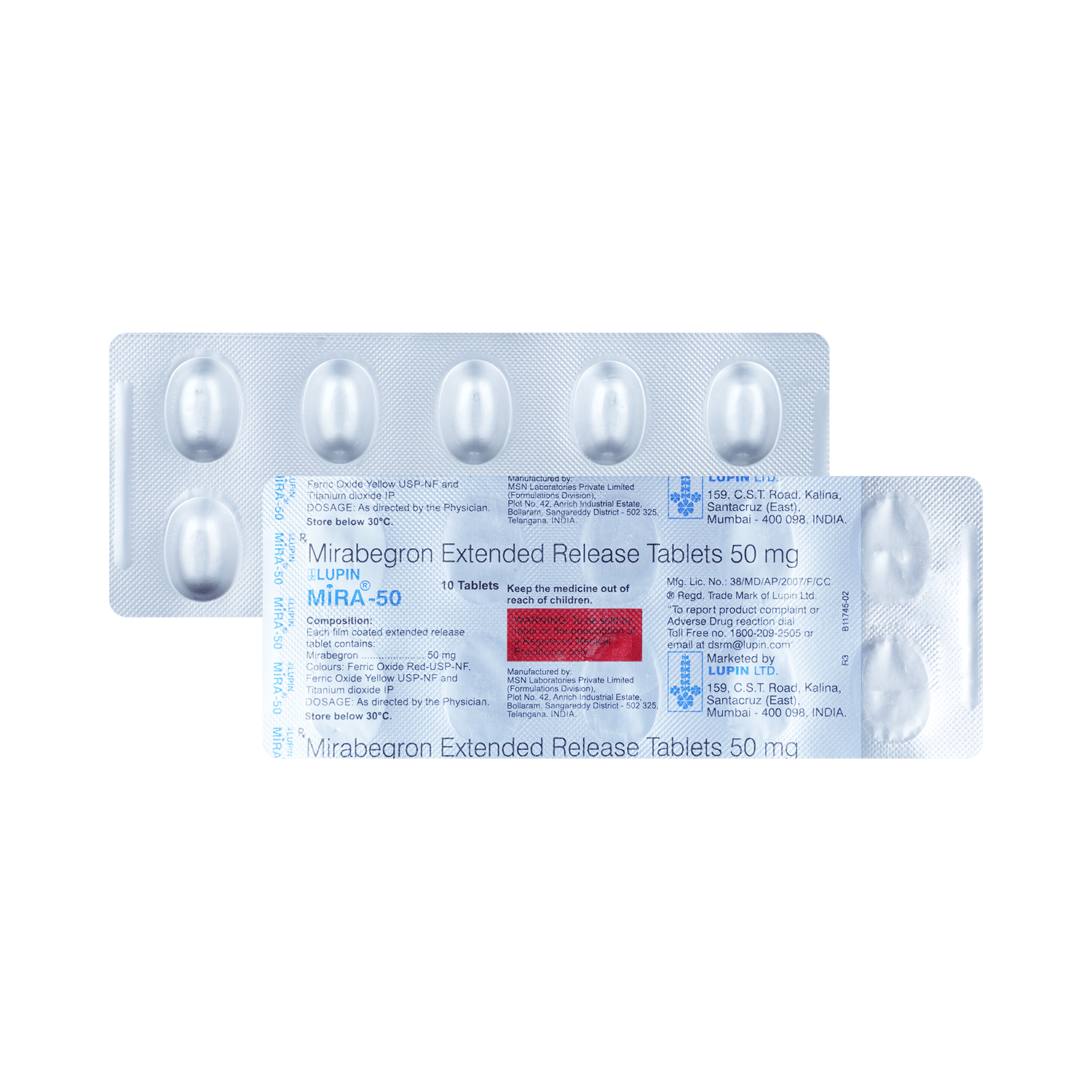 Mira 50mg Tablet - Image 1