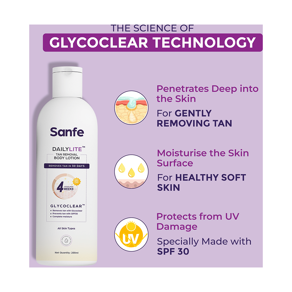 Sanfe Dailylite Tan Removal Body Lotion - Image 7