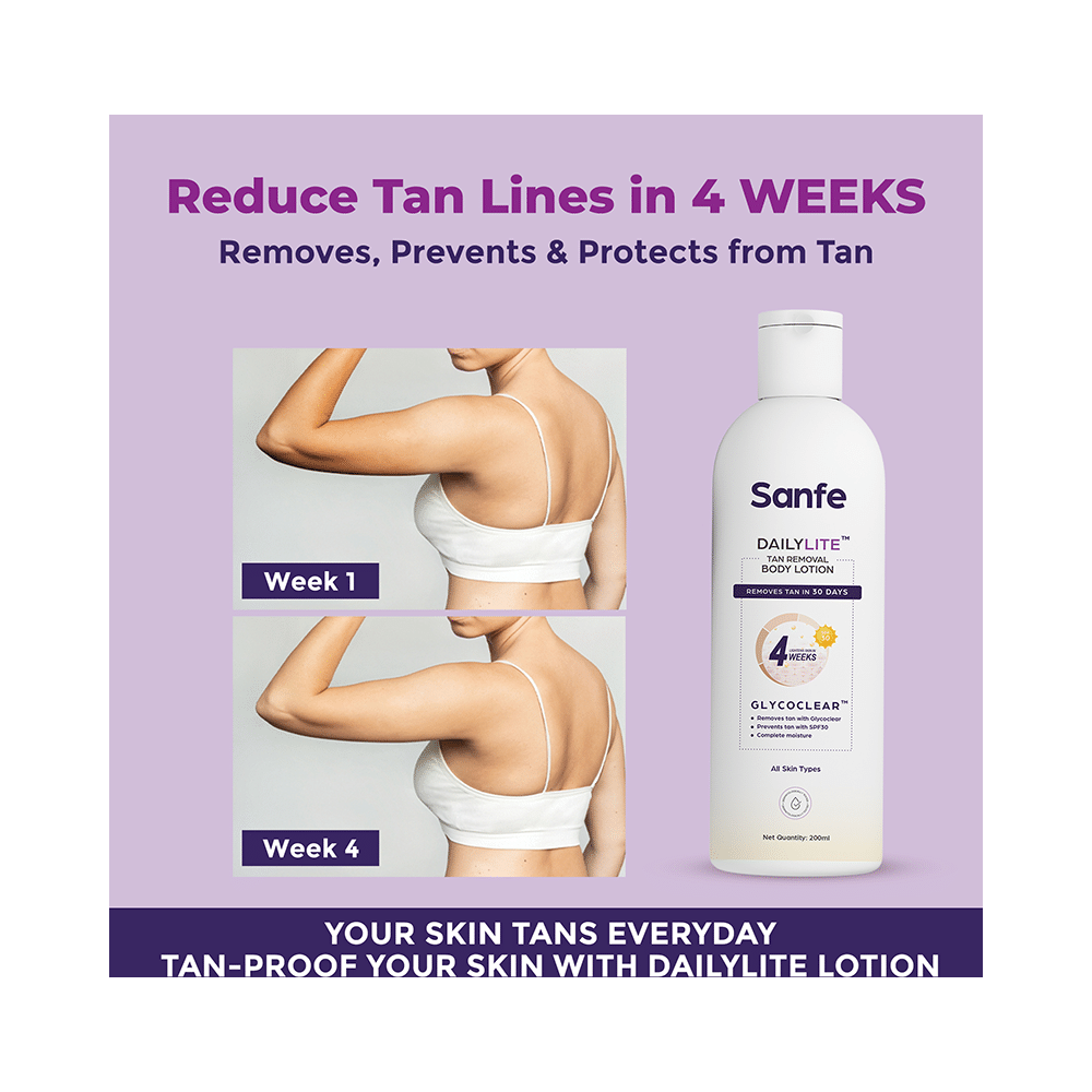 Sanfe Dailylite Tan Removal Body Lotion - Image 3