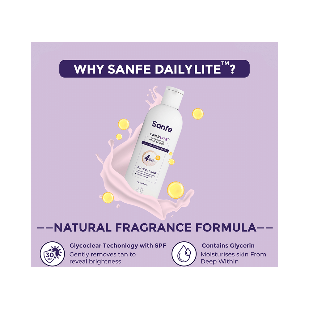 Sanfe Dailylite Tan Removal Body Lotion - Image 5