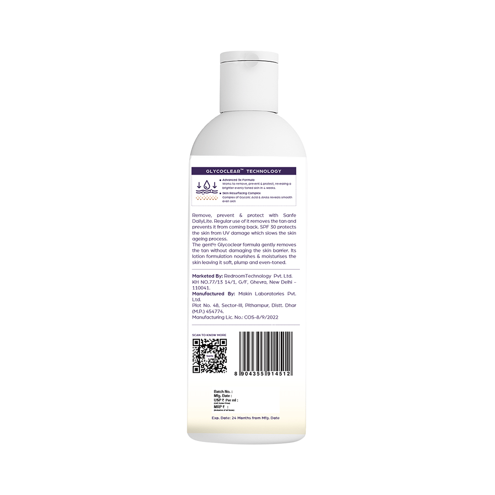 Sanfe Dailylite Tan Removal Body Lotion - Image 2