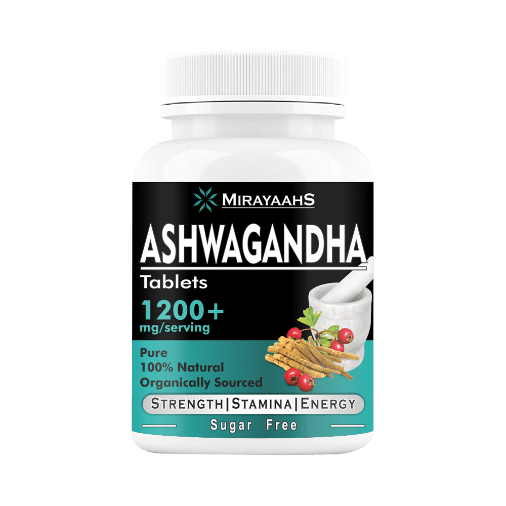 Mirayaahs Ashwagandha Tablet Sugar Free - Image 1