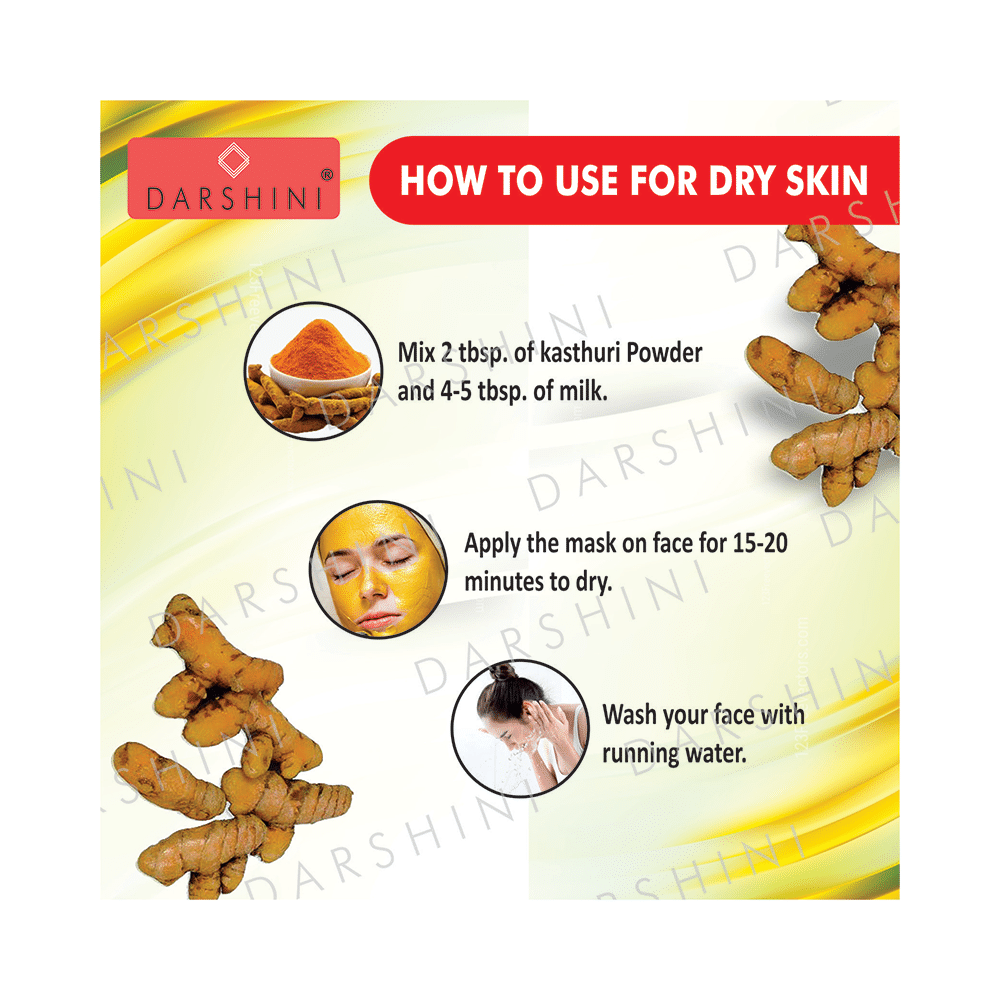 Darshini Amba Haldi/Wild Turmeric/Ambe Haldi/Jangli Haldi/Curcuma Amada Roxb Powder - Image 3