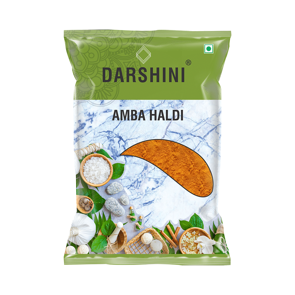 Darshini Amba Haldi/Wild Turmeric/Ambe Haldi/Jangli Haldi/Curcuma Amada Roxb Powder - Image 1