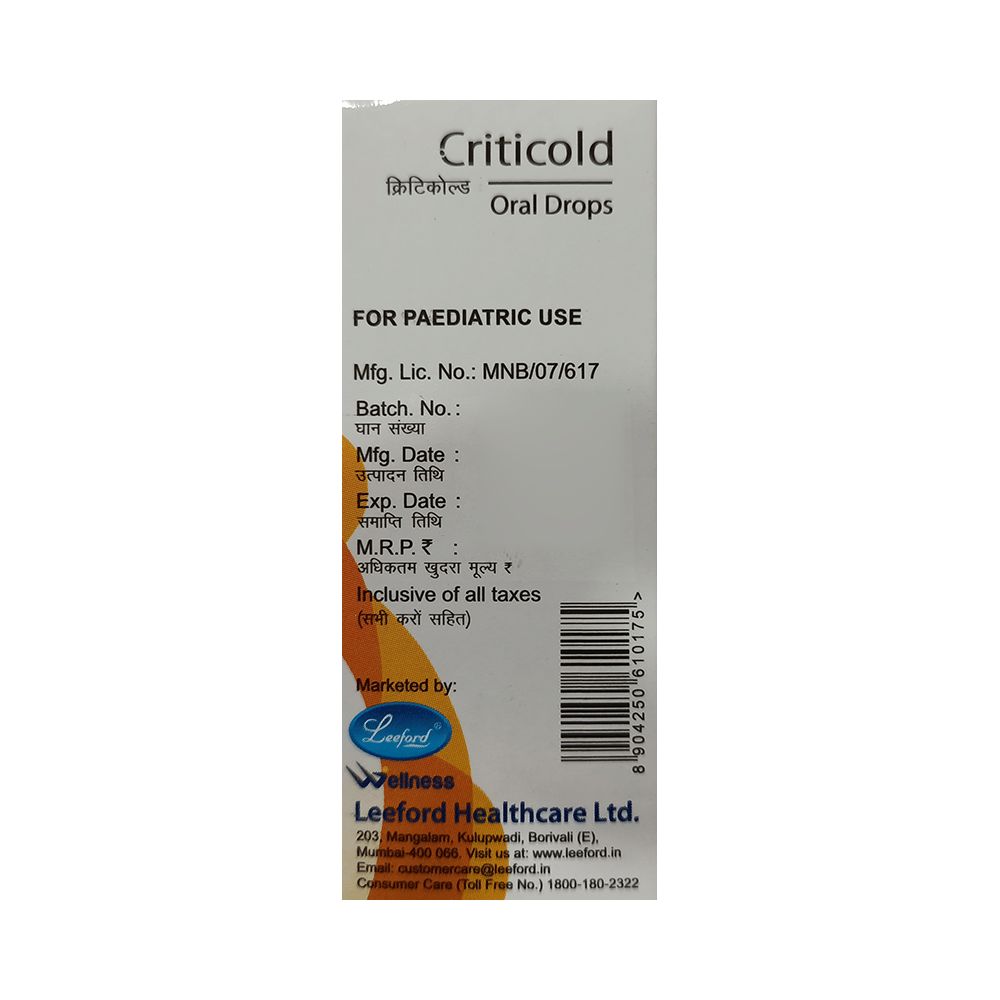Criticold Oral Drops Orange - Image 3