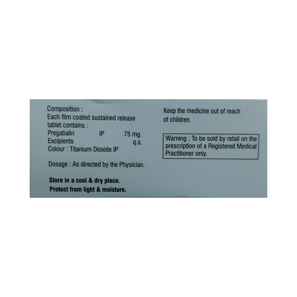 Nurogab 75 Tablet SR - Image 2