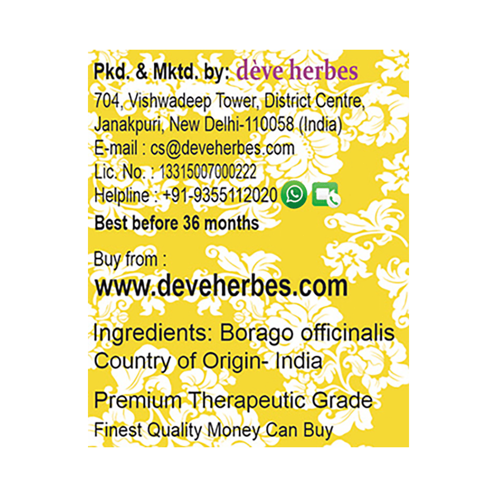 Deve Herbes Pure Borage  Oil - Image 3