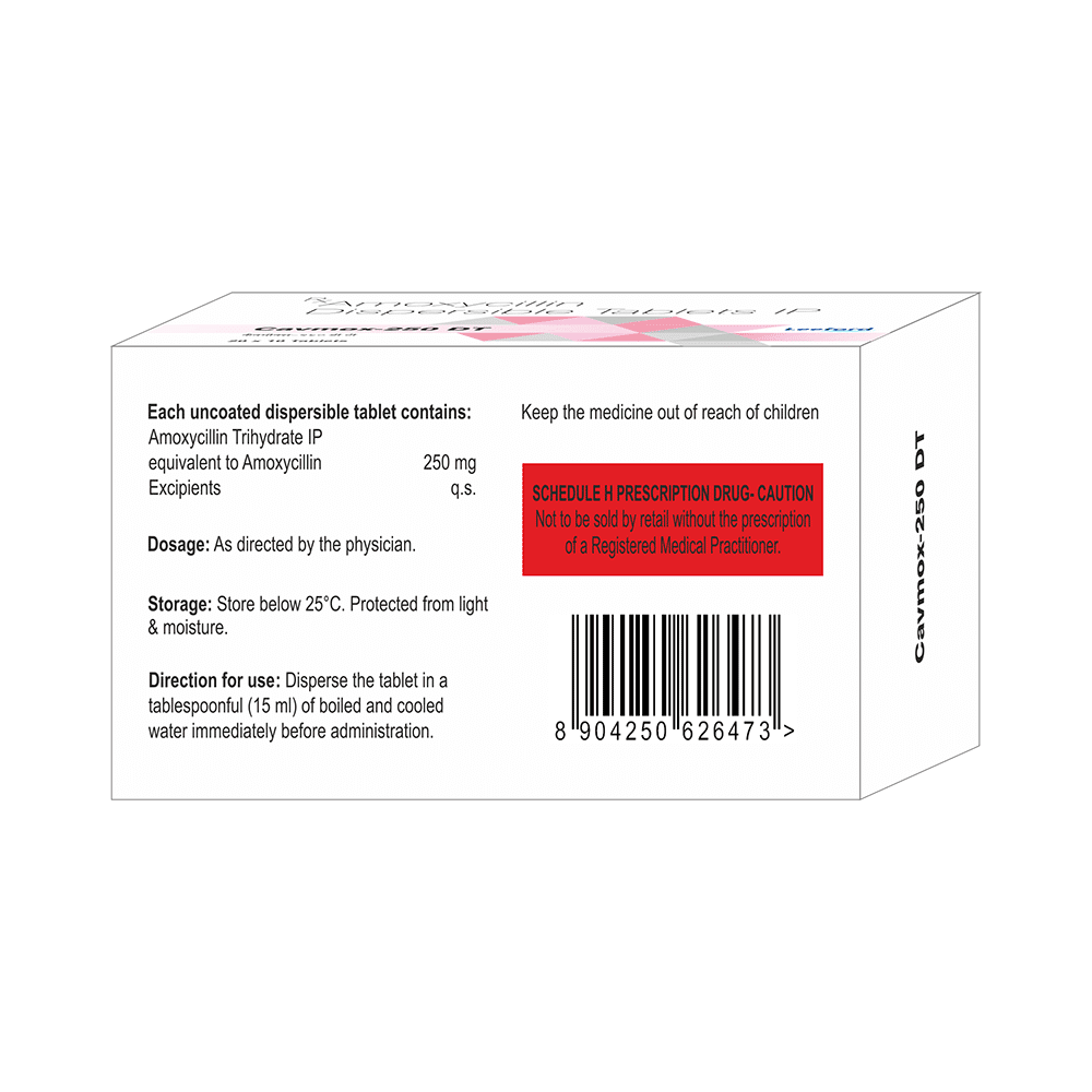 Cavmox 250 DT Tablet - Image 2