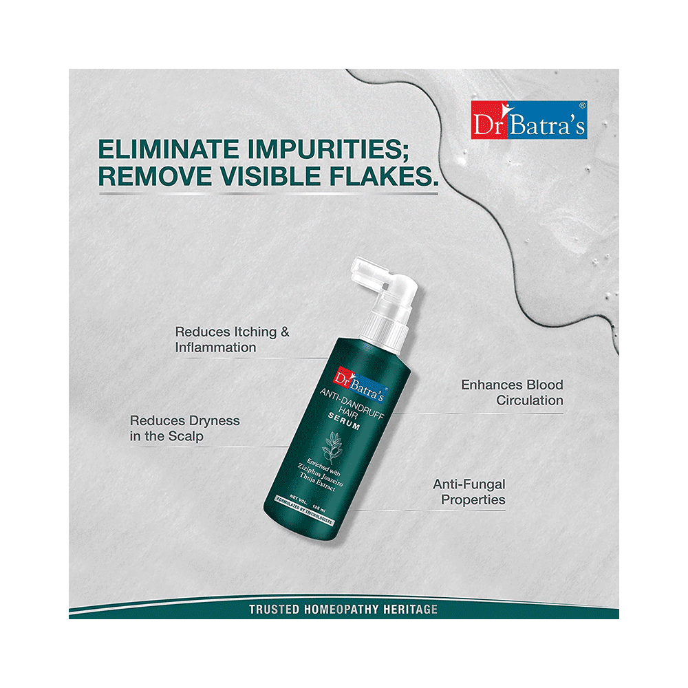 Dr Batra's Combo Pack of Anti-Dandruff Hair Serum 125ml, Conditioner 200ml and Shampoo 500ml - Image 6