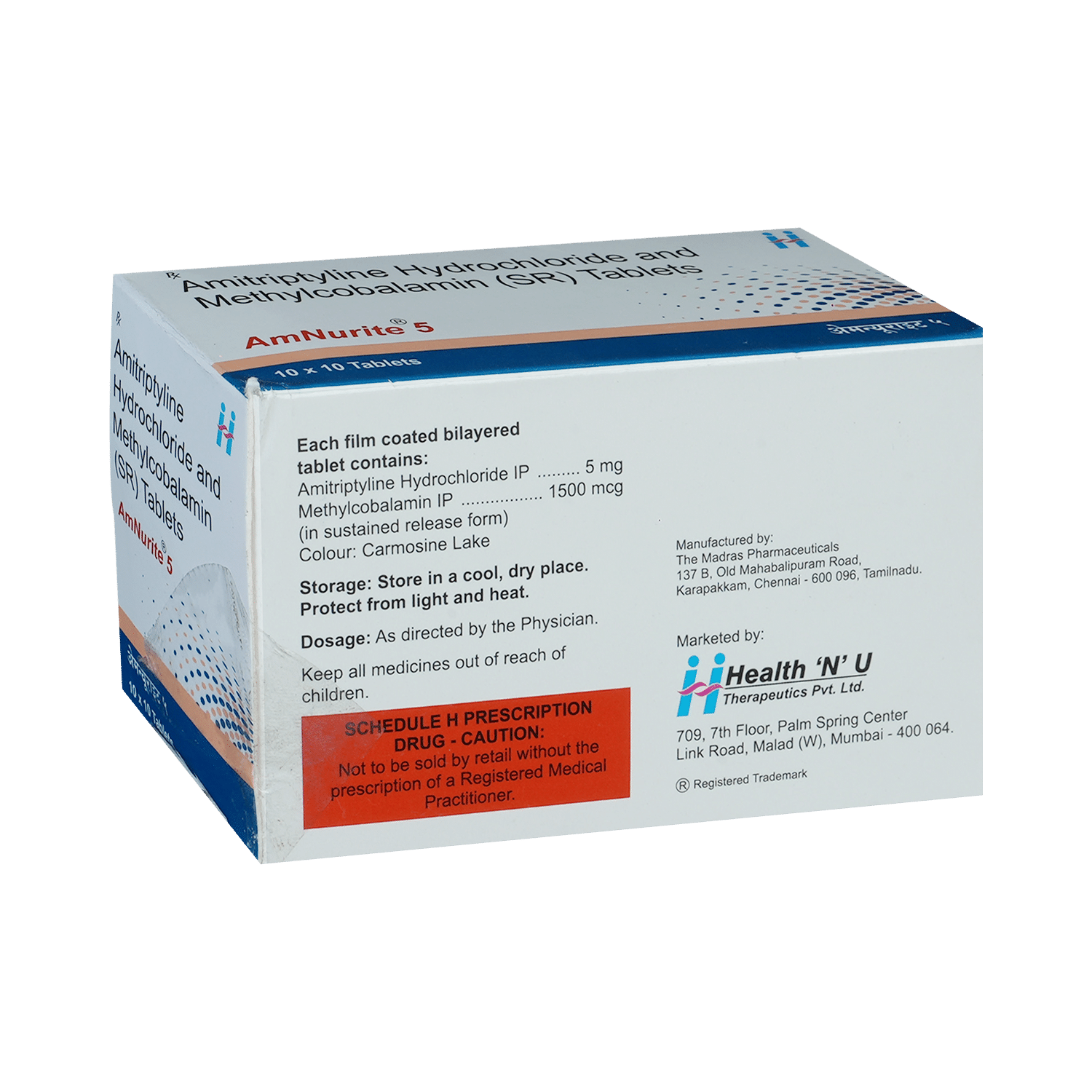 Amnurite 5 mg/1500 mcg Tablet - Image 3