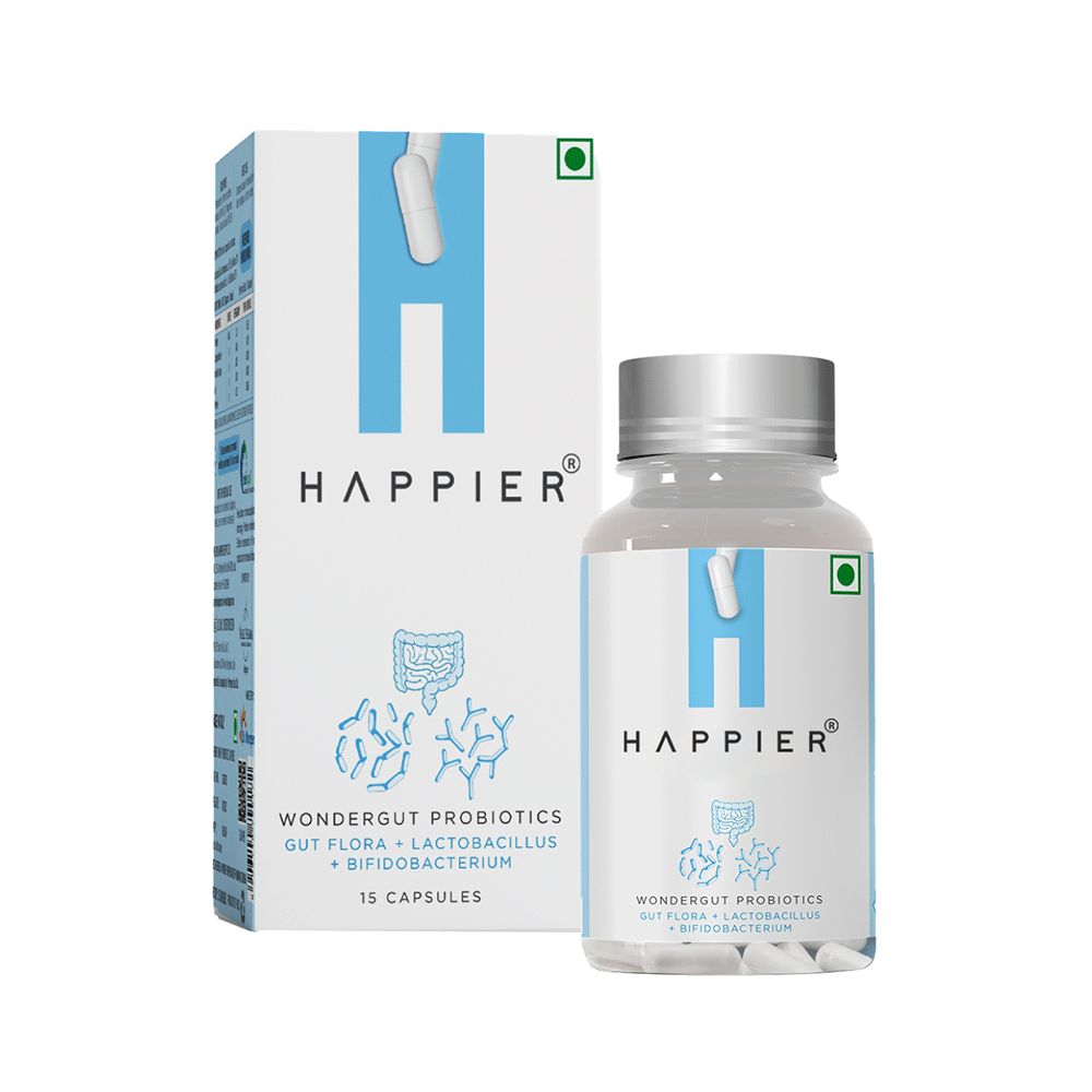 Happier Wondergut Probiotics Capsule - Image 1