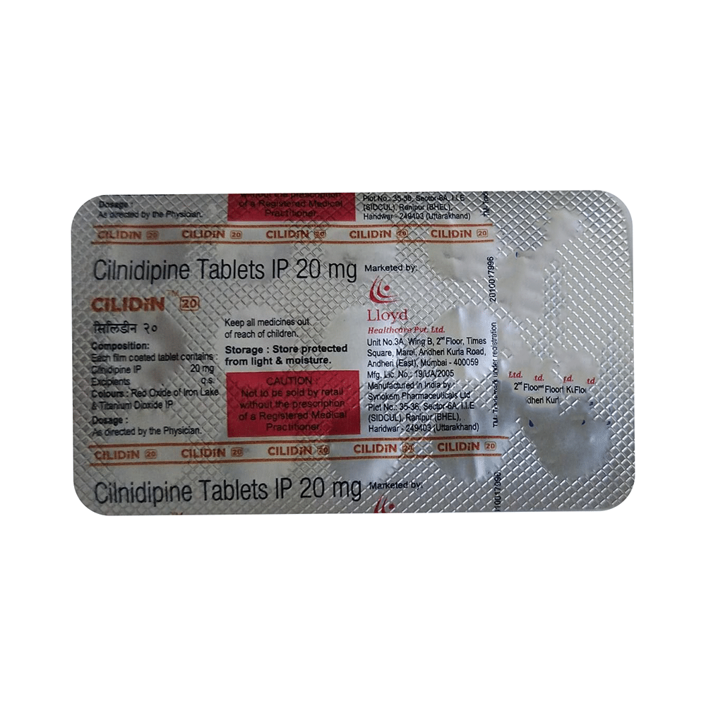 Cilidin 20 Tablet - Image 1