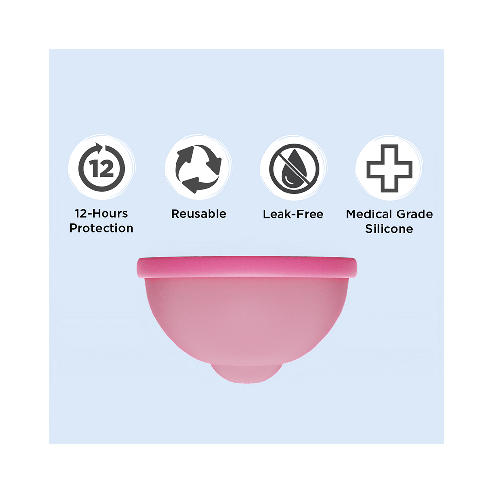 Pee Safe Reusable Menstrual Disc 55ml with Spandex Storage Pouch - Image 5