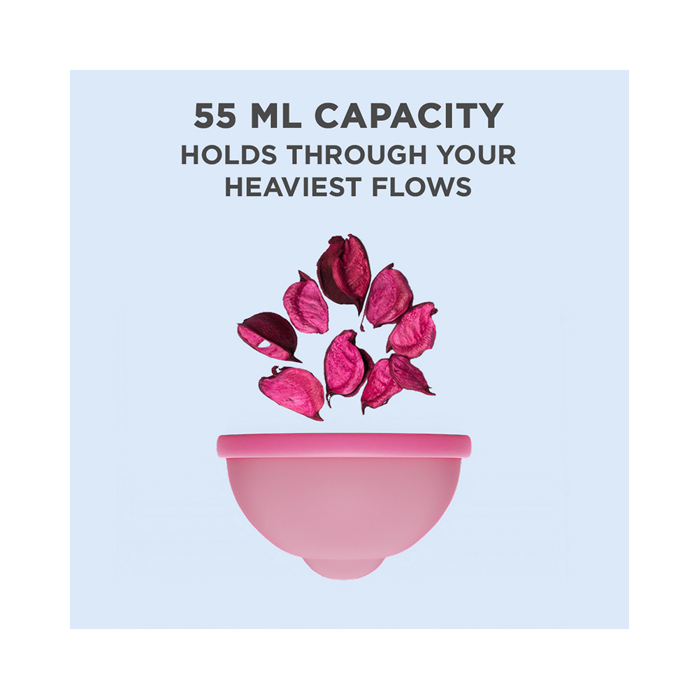 Pee Safe Reusable Menstrual Disc 55ml with Spandex Storage Pouch - Image 7