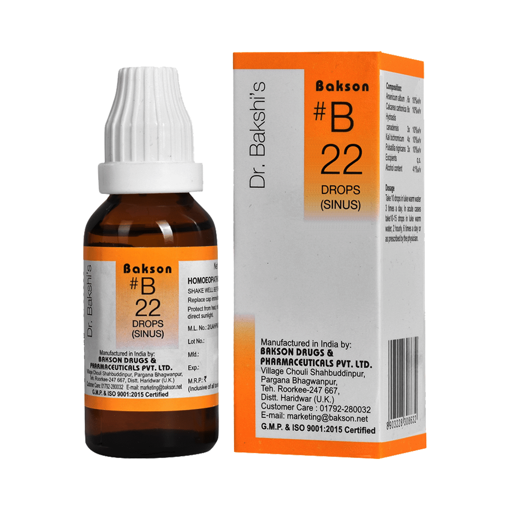 Bakson B22 Sinus Drop - Image 1