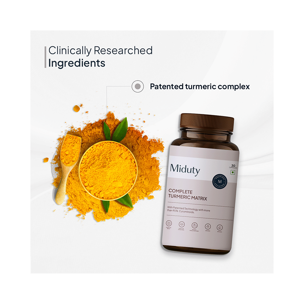 Miduty Complete Turmeric Matrix Capsule - Image 4