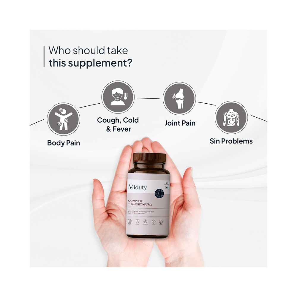 Miduty Complete Turmeric Matrix Capsule - Image 9