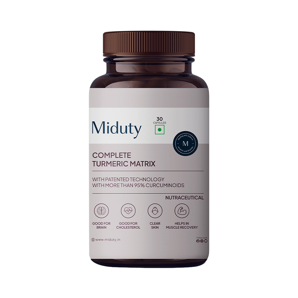 Miduty Complete Turmeric Matrix Capsule - Image 1
