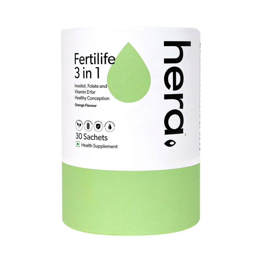 Hera Fertilife 3 in 1 Sachet (10gm Each) Orange - Image 1