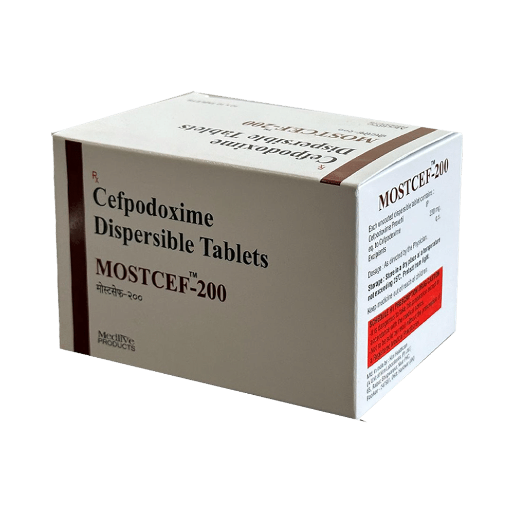 Mostcef 200 Tablet DT - Image 1