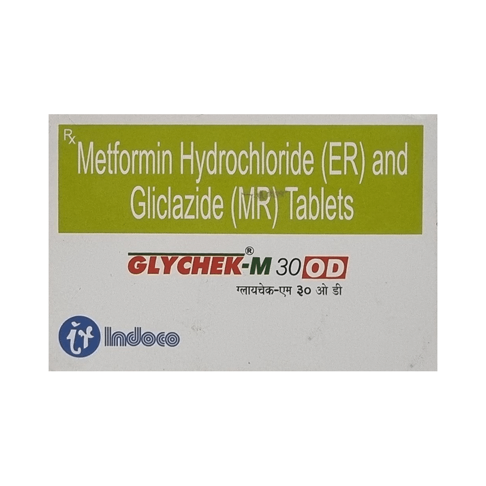 Glychek-M OD 30mg/500mg Tablet - Image 1