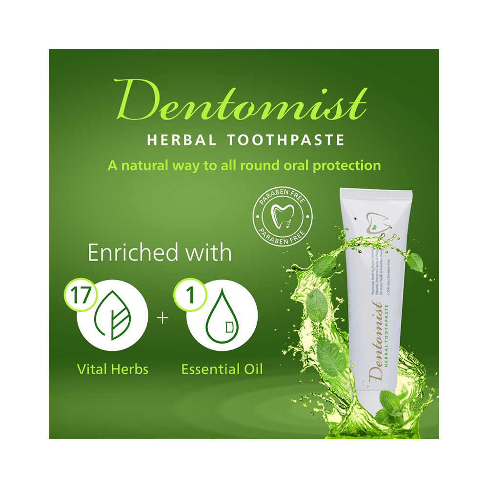Dentomist Herbal Toothpaste (50gm Each) - Image 5