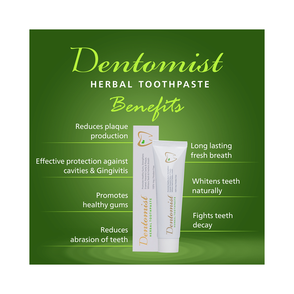 Dentomist Herbal Toothpaste (50gm Each) - Image 7