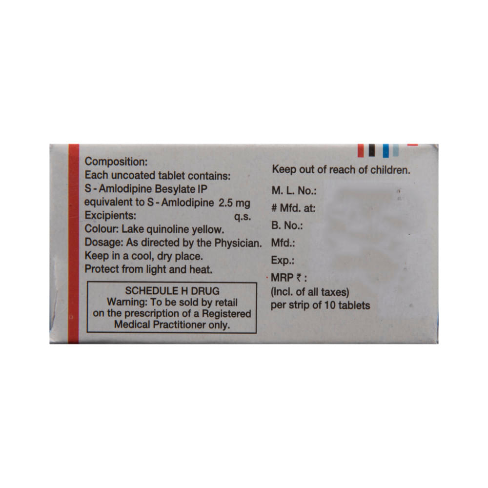 S-Amlosafe 2.5 Tablet - Image 3