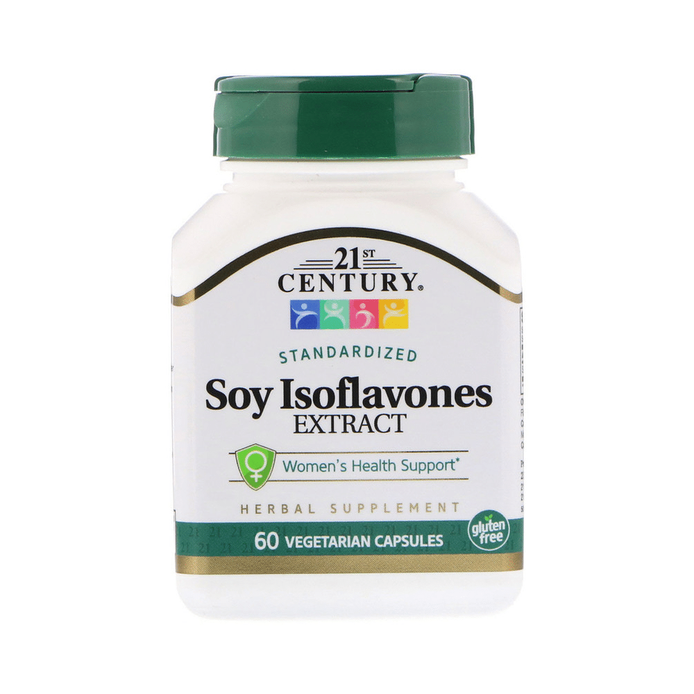 21st Century Soy Isoflavones Extract Vegetarian Capsules - Image 1