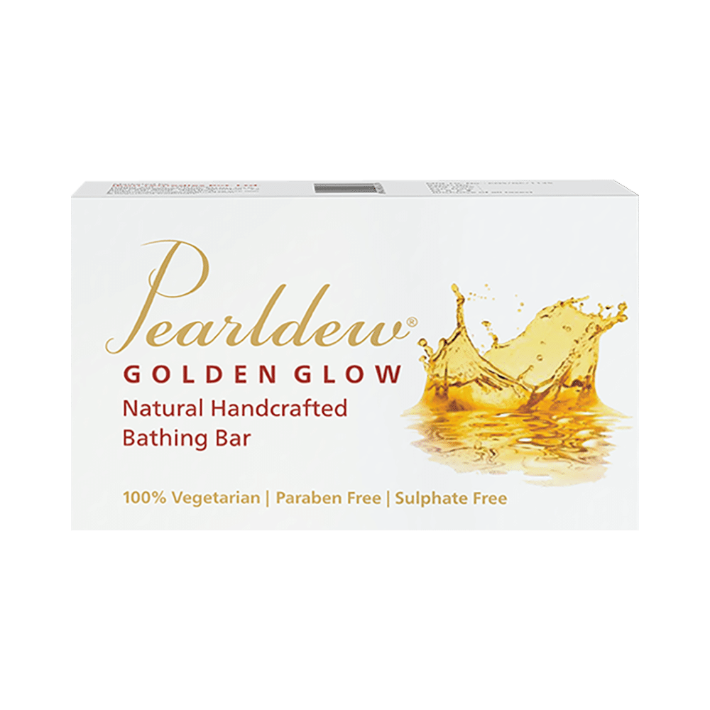 Pearldew Golden Glow Natural Handcrafted Bathing Bar
