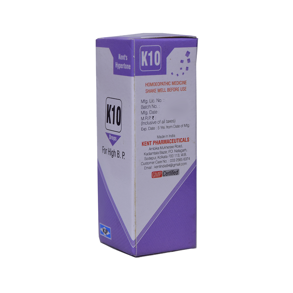 Kent's K10 High B.P. Oral Drops - Image 5