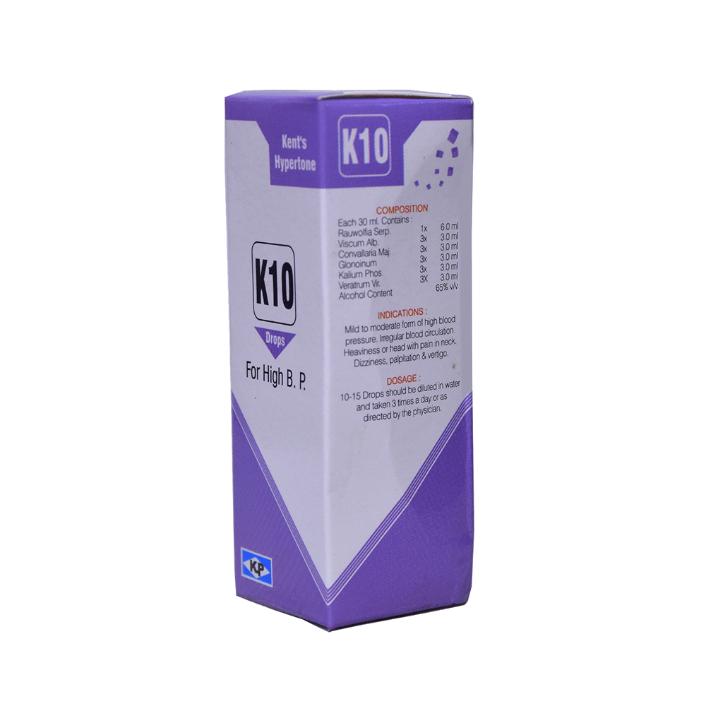 Kent's K10 High B.P. Oral Drops - Image 4