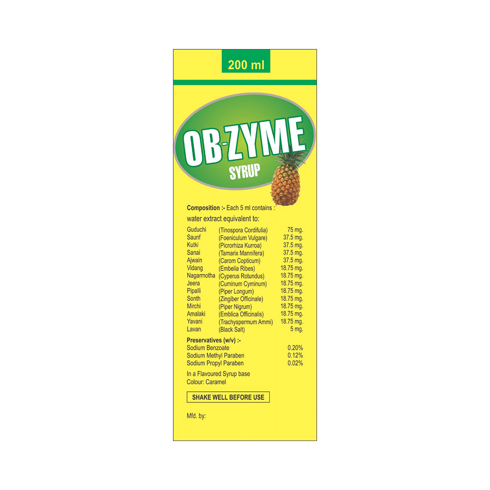 Om Biotec Ob-Zyme Syrup - Image 4