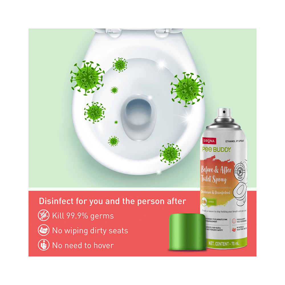 PeeBuddy Before & After Toilet Spray Citrus - Image 5