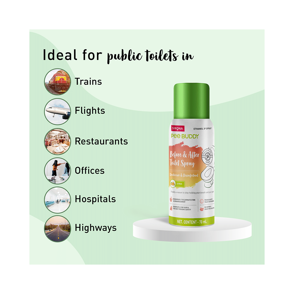 PeeBuddy Before & After Toilet Spray Citrus - Image 8