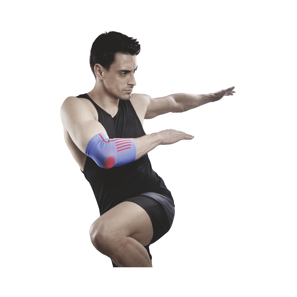 Vissco Pro Elbow Support with Strap 2620 Grey Large - Image 2