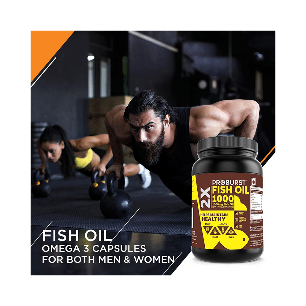 Proburst 2X Fish Oil 1000mg Soft Gelatin Capsule - Image 3