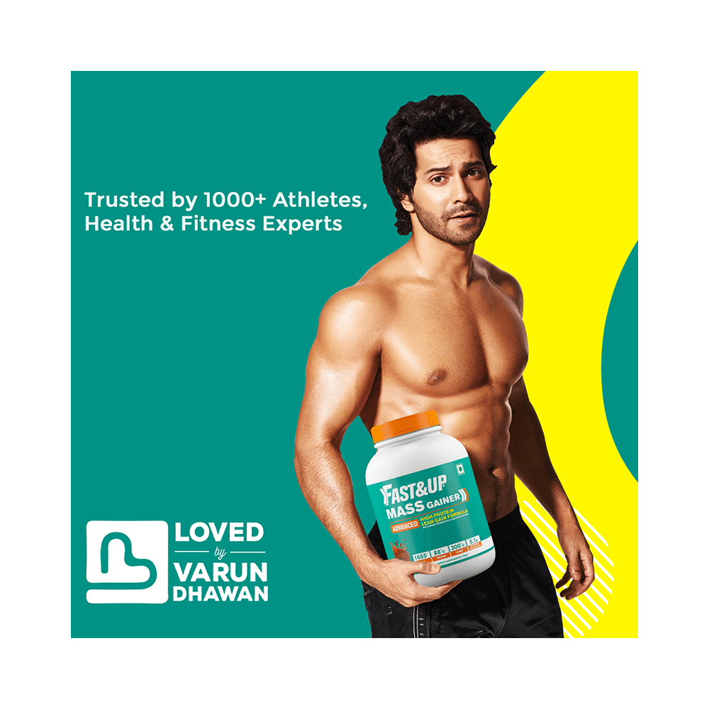 Fast&Up Mass Gainer Advance High Protein Lean Gain Formula Chocolate - Image 8