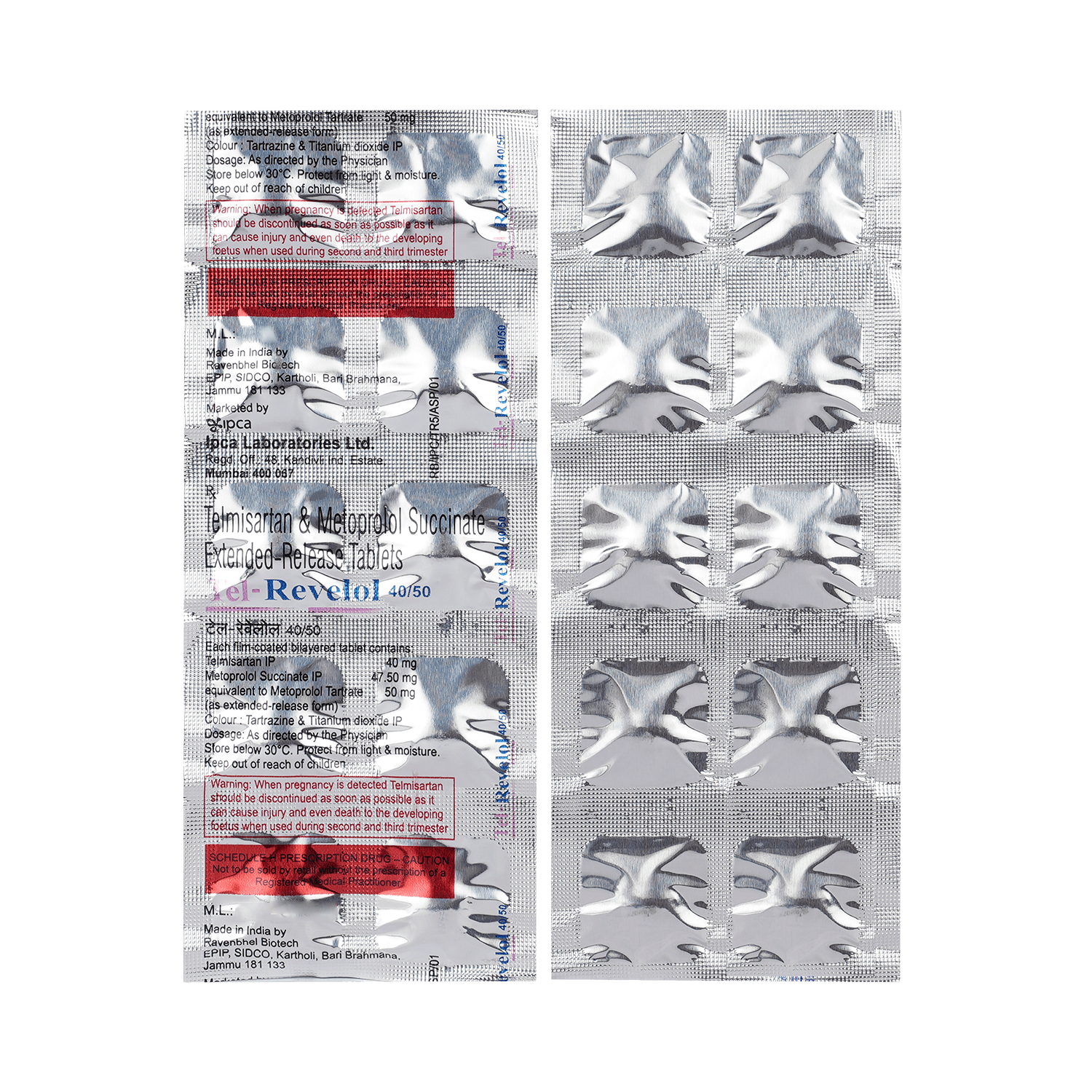 Tel-Revelol 40/50 Tablet ER - Image 1