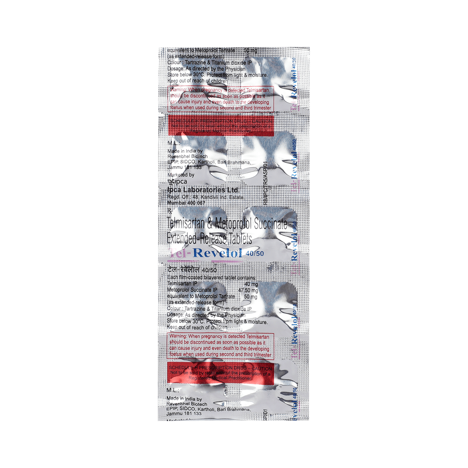 Tel-Revelol 40/50 Tablet ER - Image 3