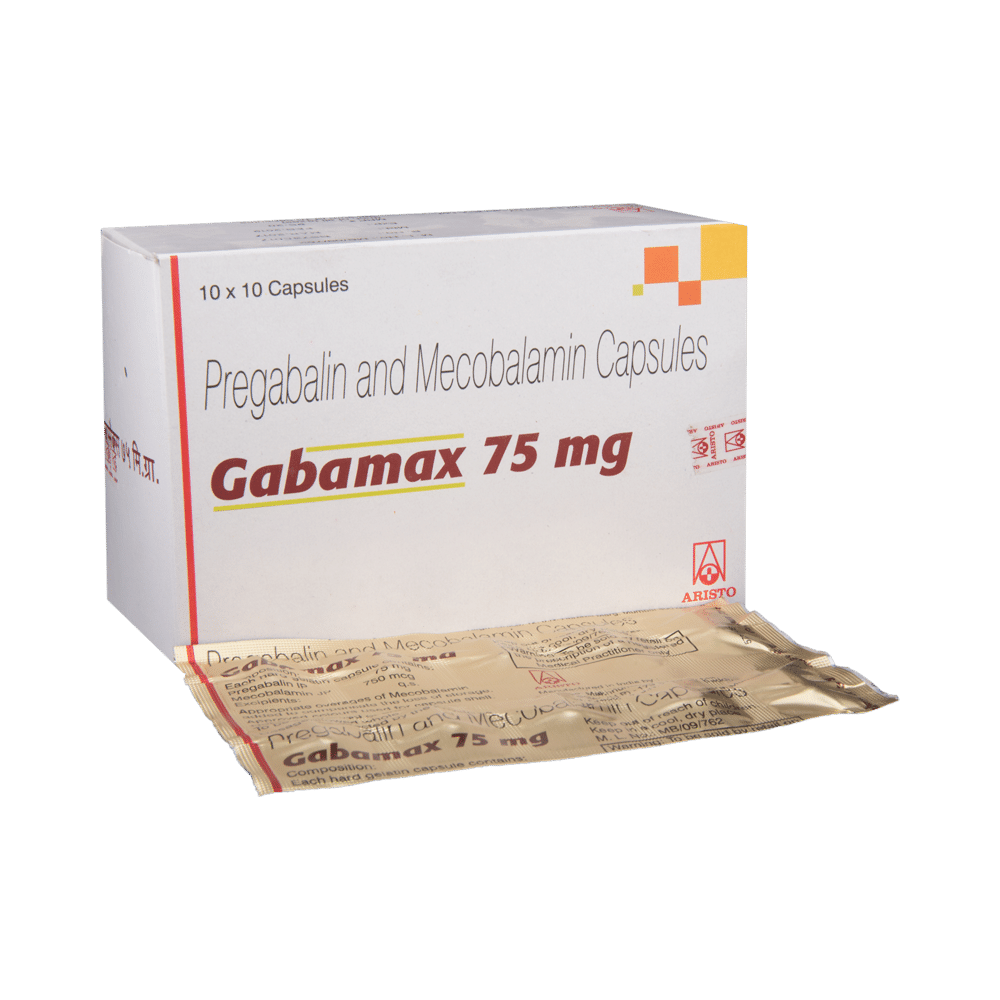Gabamax 75mg Capsule - Image 1