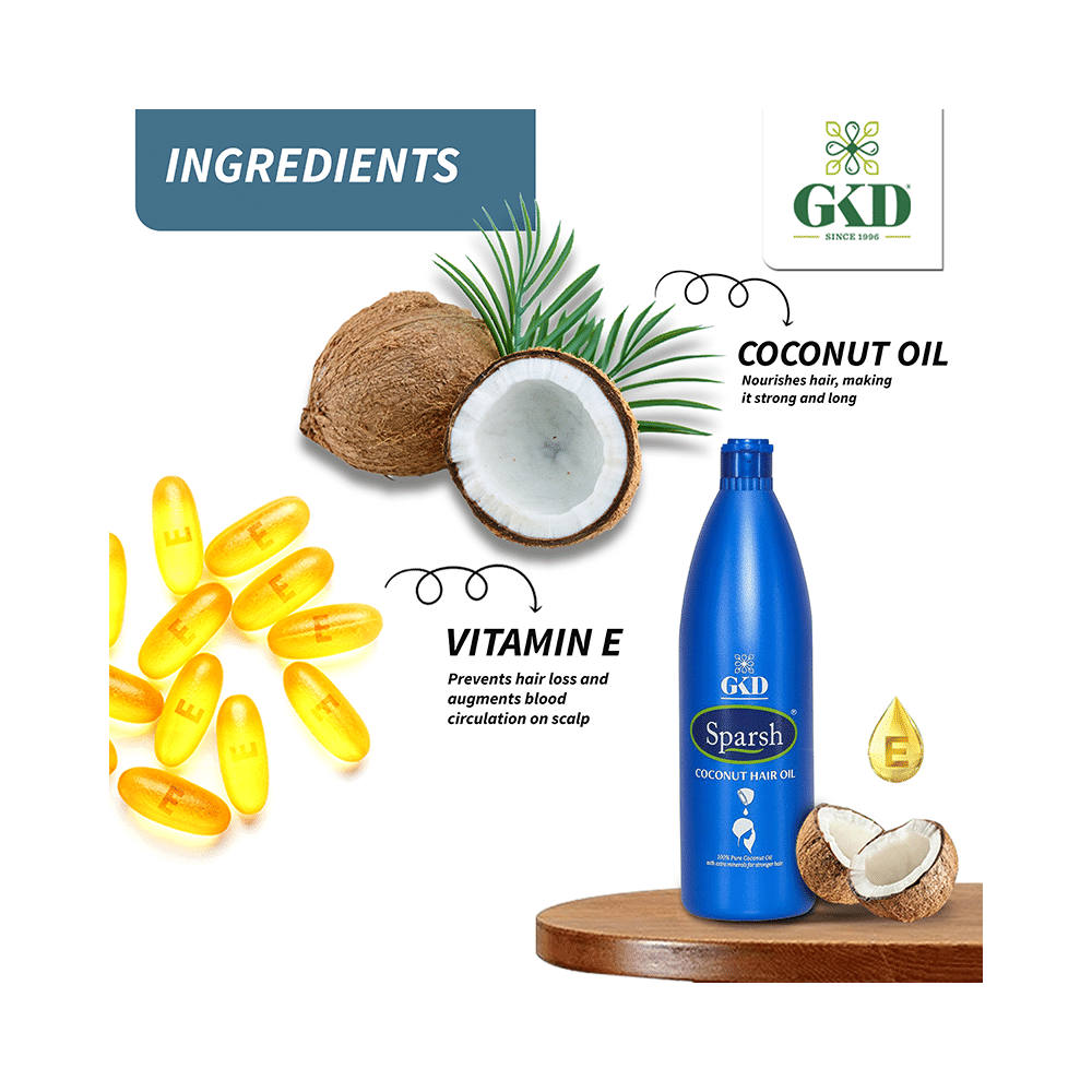 GKD Sparsh Coconut Hair Oil - Image 4