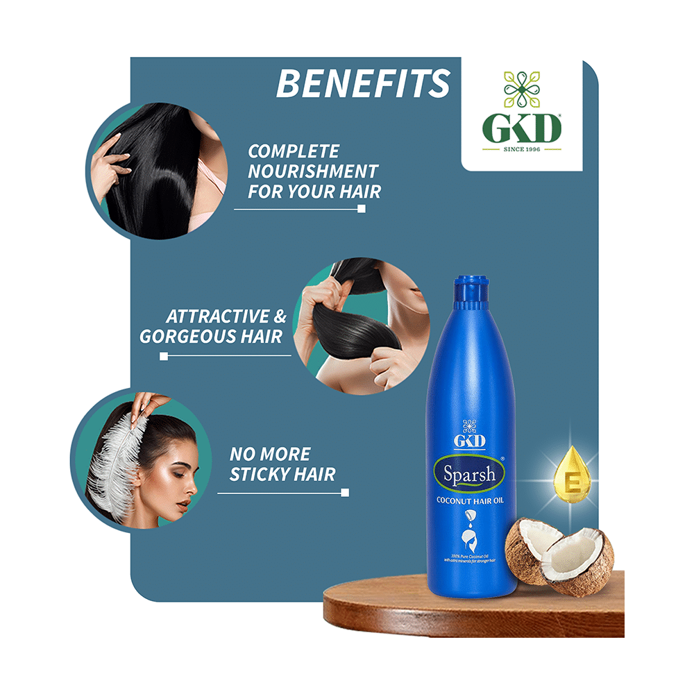 GKD Sparsh Coconut Hair Oil - Image 5