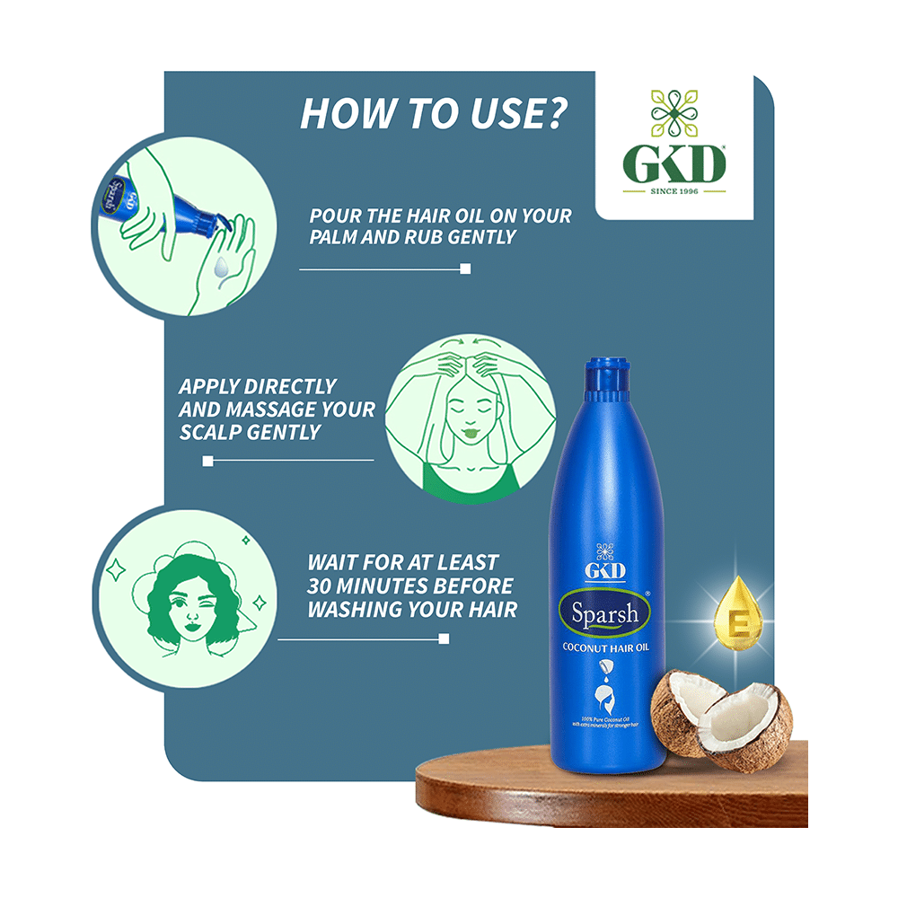 GKD Sparsh Coconut Hair Oil - Image 6