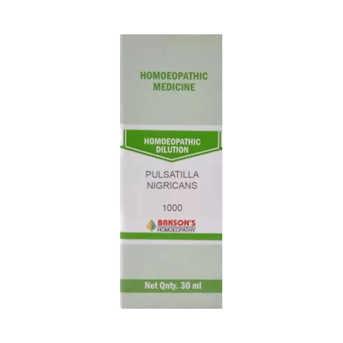 Bakson's Homeopathy Pulsatilla Nigricans Dilution 1000 CH