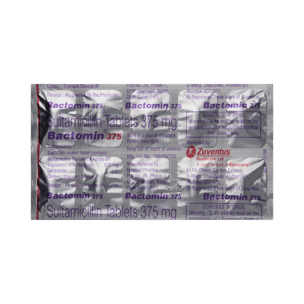 Bactomin 375 Tablet - Image 4