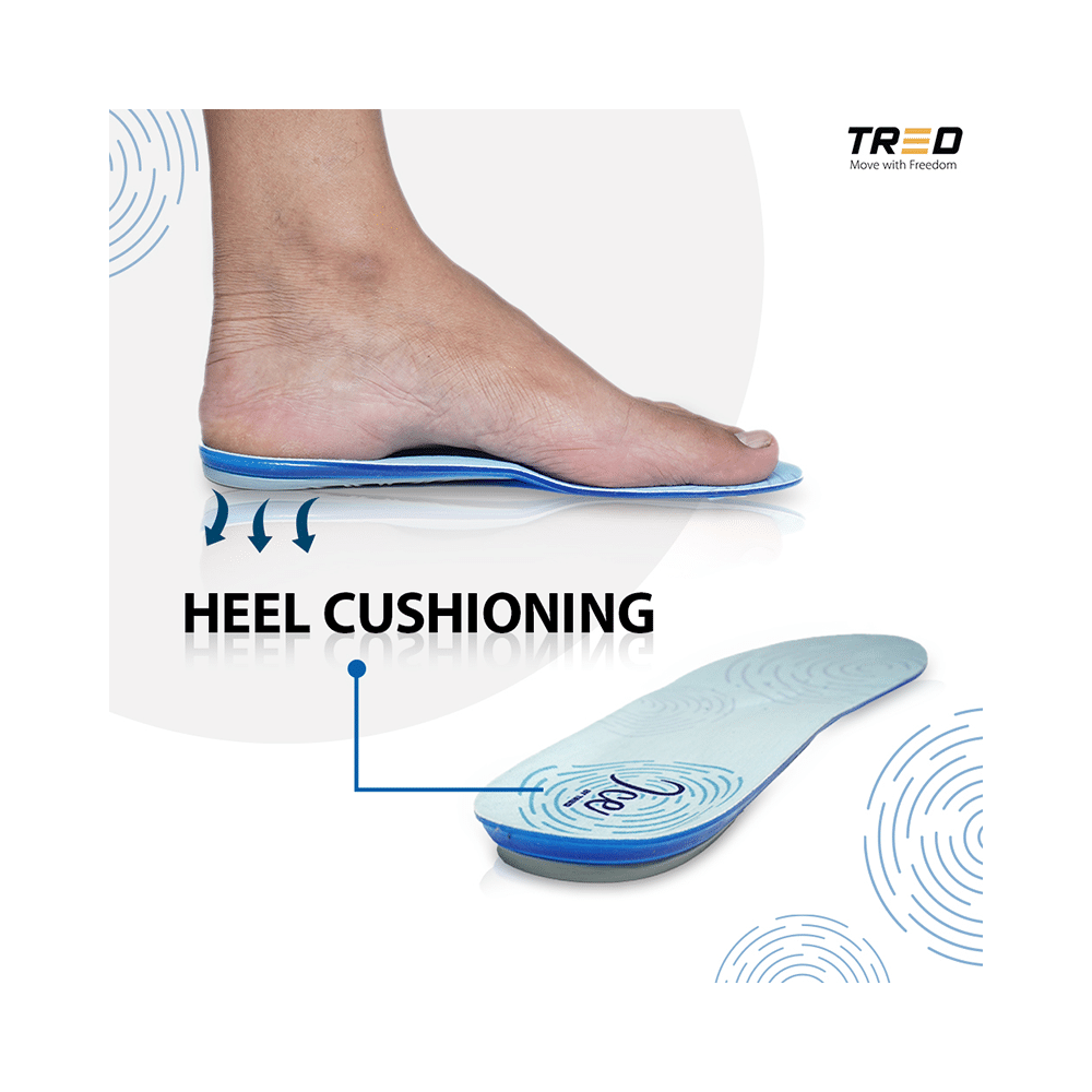 Tred Ice Gel Insoles for Heel Pain and Heel Spur XL - Image 2
